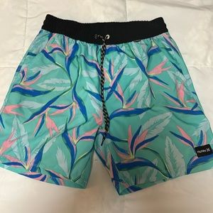 Hurley swim shorts. Small